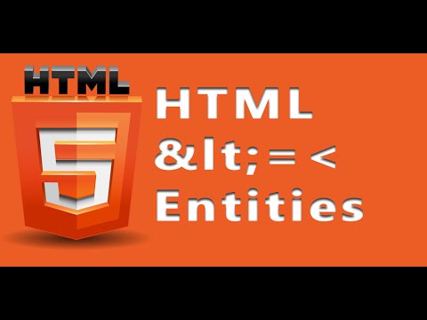HTML Entities